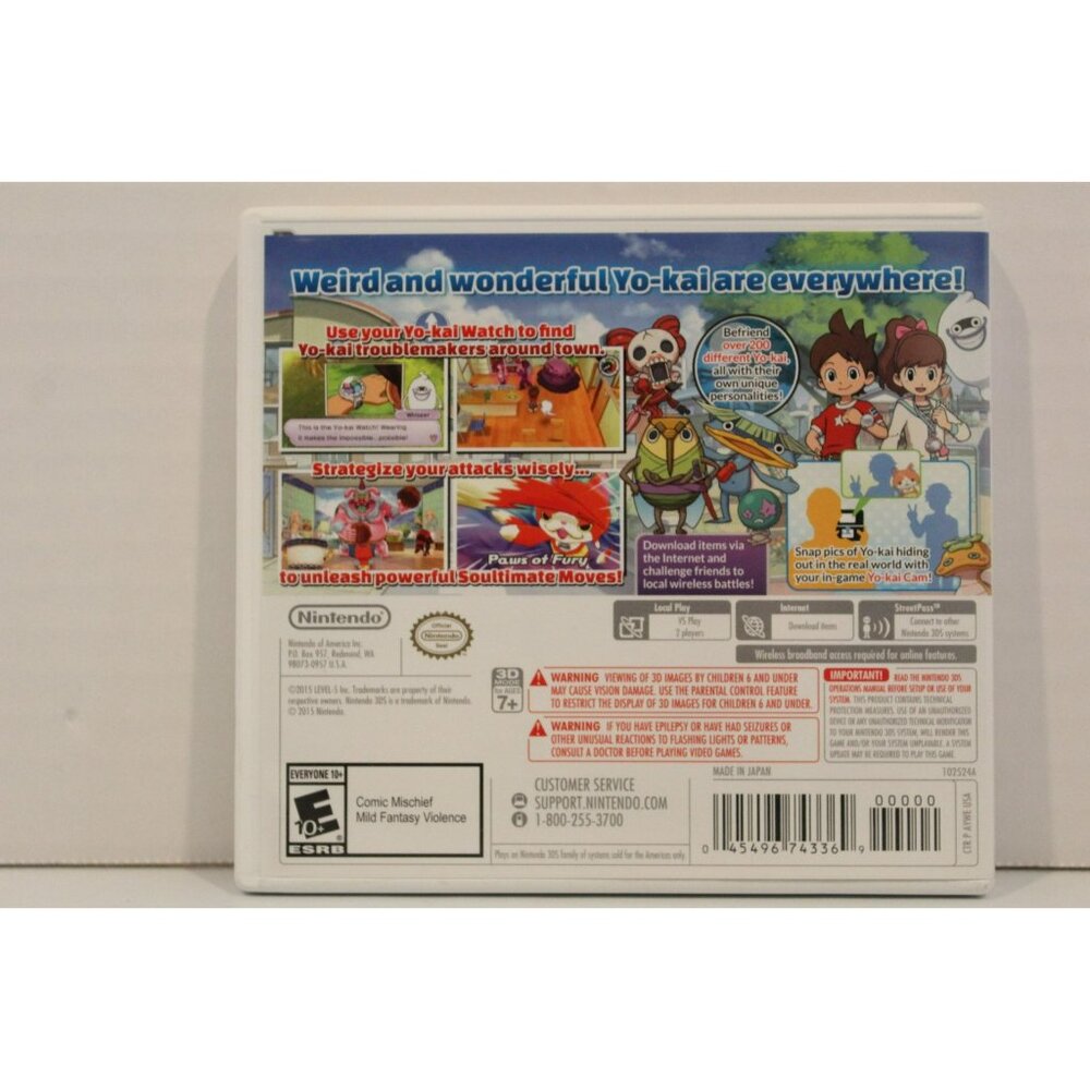 YO-KAI WATCH Nintendo 3DS 2015 - Picture 3 of 4